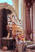 New Trishul in the hands of Shri Devi Durga Parameshwari